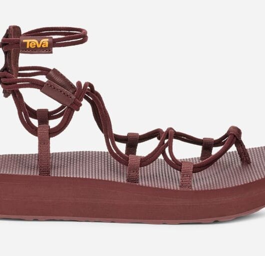 Women's TEVA Midform Infinity Sandals in Rum Raisin, Size 4